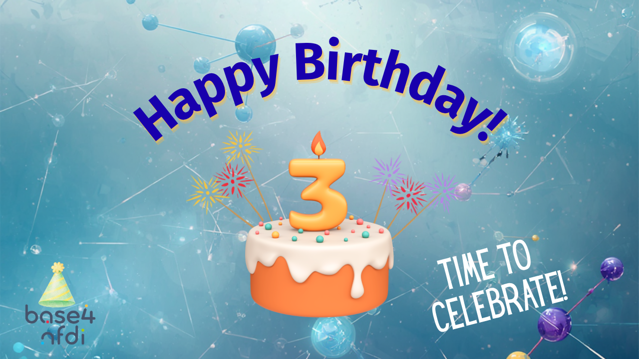 Banner Base4NFDI Birthday Campaign July