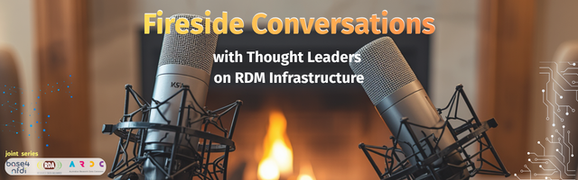 Teaser picture of the Base4NFDI Fireside Conversations with thought leaders on RDM infrastructure